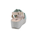 Sandalias Imac zapatos Mujer modelo 557670 Verde Hebilla
