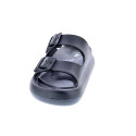 Sandalias Duuo zapatos Mujer modelo Eva Curvi 02 Negro Hebilla
