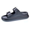 Sandalias Duuo zapatos Mujer modelo Eva Curvi 02 Negro Hebilla