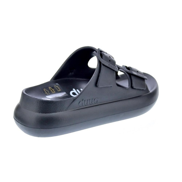 Sandalias Duuo zapatos Mujer modelo Eva Curvi 02 Negro Hebilla