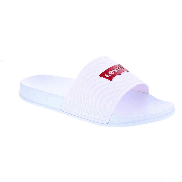 Chanclas Levis zapatos Niño modelo Pool Tpr Blanco 