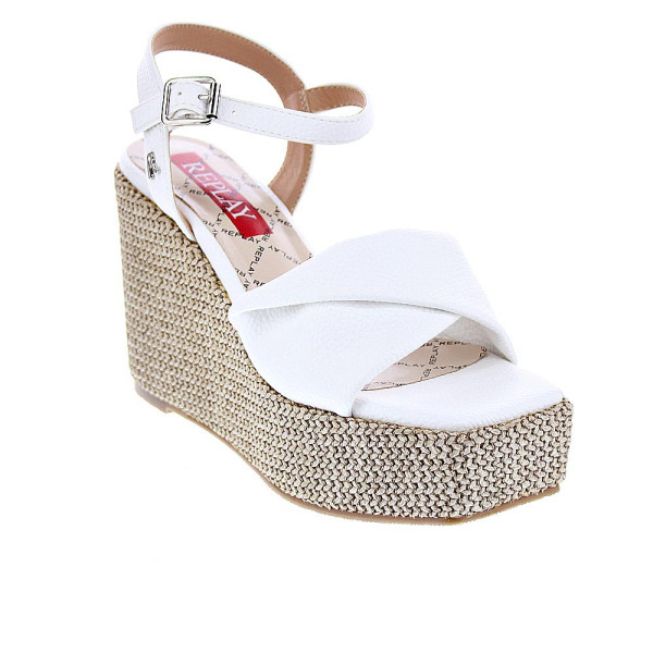 Sandalias Replay zapatos Mujer modelo Wade Sandal Blanco 