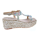 Sandalias Alma en Pena zapatos Mujer modelo V24AB2161 Beige 