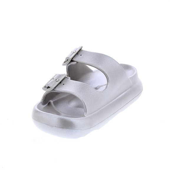 Sandalias Duuo zapatos Mujer modelo Eva Curvi Metallic 07 Plata 