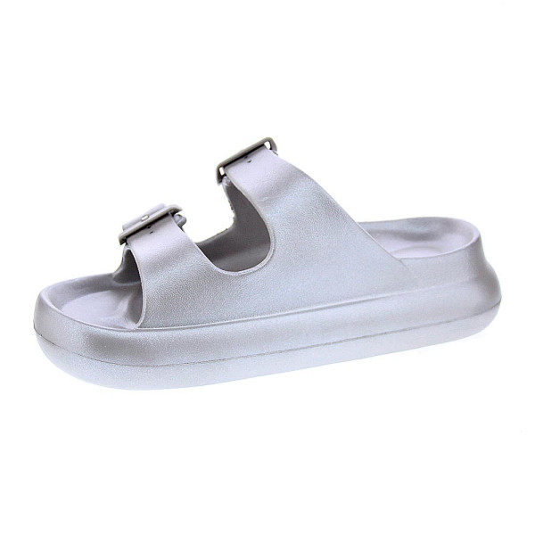 Sandalias Duuo zapatos Mujer modelo Eva Curvi Metallic 07 Plata 
