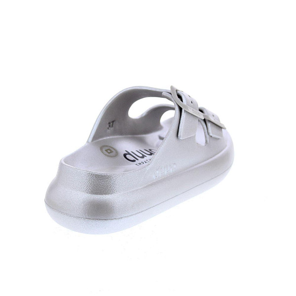 Sandalias Duuo zapatos Mujer modelo Eva Curvi Metallic 07 Plata 