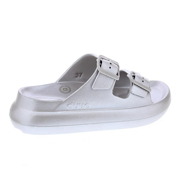 Sandalias Duuo zapatos Mujer modelo Eva Curvi Metallic 07 Plata 