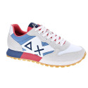 Zapatillas Sun68 AX zapatos Hombre modelo Jaki Bicolor Blanco Cordón