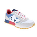 Zapatillas Sun68 AX zapatos Hombre modelo Jaki Bicolor Blanco Cordón