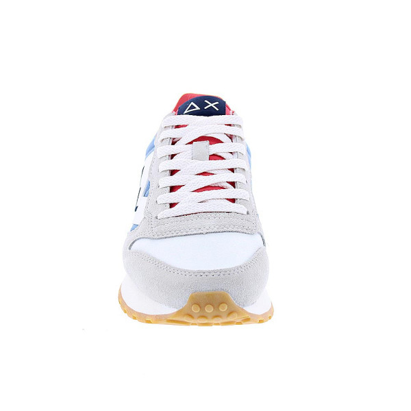 Zapatillas Sun68 AX zapatos Hombre modelo Jaki Bicolor Blanco Cordón