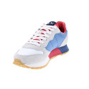 Zapatillas Sun68 AX zapatos Hombre modelo Jaki Bicolor Blanco Cordón
