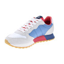 Zapatillas Sun68 AX zapatos Hombre modelo Jaki Bicolor Blanco Cordón