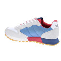 Zapatillas Sun68 AX zapatos Hombre modelo Jaki Bicolor Blanco Cordón