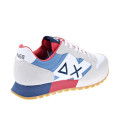 Zapatillas Sun68 AX zapatos Hombre modelo Jaki Bicolor Blanco Cordón