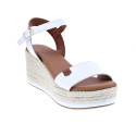Sandalias Popa zapatos Mujer modelo Arambol Piel Cuña CB23203 001 Blanco 