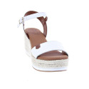 Sandalias Popa zapatos Mujer modelo Arambol Piel Cuña CB23203 001 Blanco 