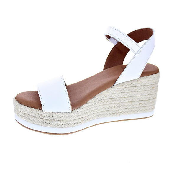 Sandalias Popa zapatos Mujer modelo Arambol Piel Cuña CB23203 001 Blanco 