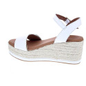 Sandalias Popa zapatos Mujer modelo Arambol Piel Cuña CB23203 001 Blanco 