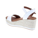 Sandalias Popa zapatos Mujer modelo Arambol Piel Cuña CB23203 001 Blanco 