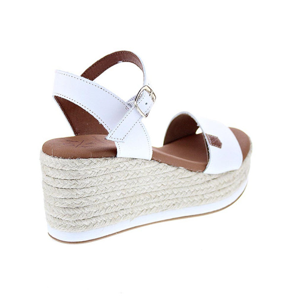 Sandalias Popa zapatos Mujer modelo Arambol Piel Cuña CB23203 001 Blanco 