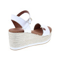 Sandalias Popa zapatos Mujer modelo Arambol Piel Cuña CB23203 001 Blanco 
