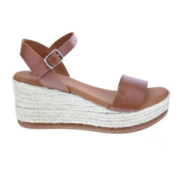Sandalias Popa zapatos Mujer modelo Arambol Piel Marrón 