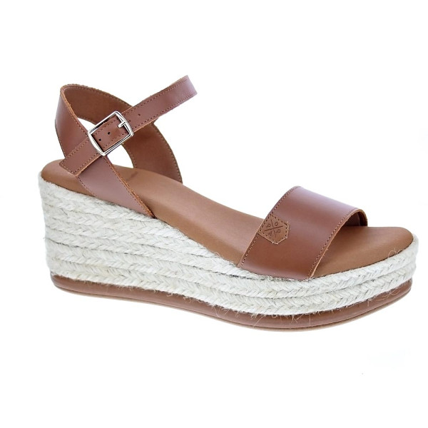 Sandalias Popa zapatos Mujer modelo Arambol Piel Marrón 