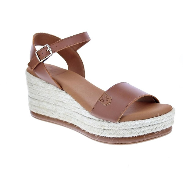 Sandalias Popa zapatos Mujer modelo Arambol Piel Marrón 