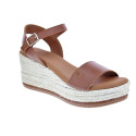 Sandalias Popa zapatos Mujer modelo Arambol Piel Marrón 