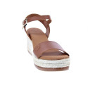 Sandalias Popa zapatos Mujer modelo Arambol Piel Marrón 