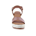 Sandalias Popa zapatos Mujer modelo Arambol Piel Marrón 