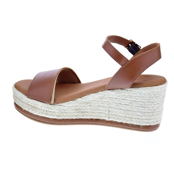 Sandalias Popa zapatos Mujer modelo Arambol Piel Marrón 