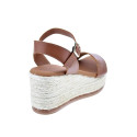 Sandalias Popa zapatos Mujer modelo Arambol Piel Marrón 