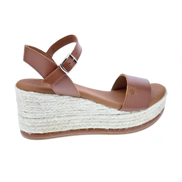 Sandalias Popa zapatos Mujer modelo Arambol Piel Marrón 