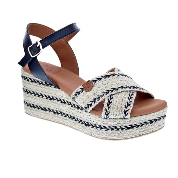 Sandalias Popa zapatos Mujer modelo Benijo Salem Beige Hebilla