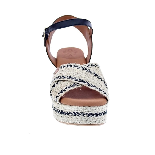 Sandalias Popa zapatos Mujer modelo Benijo Salem Beige Hebilla