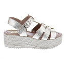 Sandalias Claudia zapatos Mujer modelo Vitoria Oro Hebilla