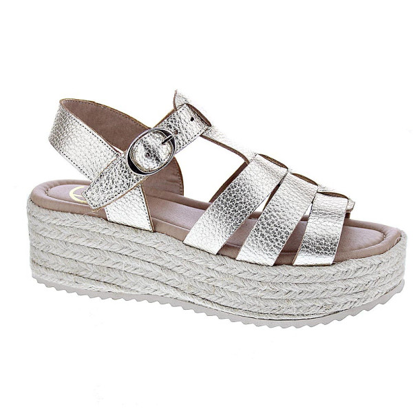 Sandalias Claudia zapatos Mujer modelo Vitoria Oro Hebilla