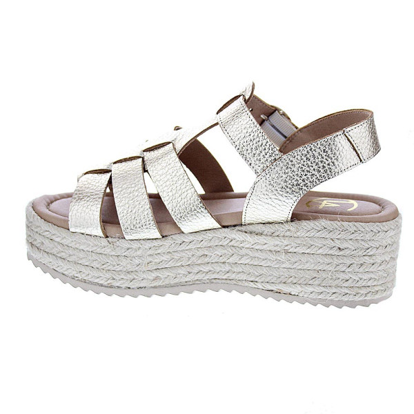 Sandalias Claudia zapatos Mujer modelo Vitoria Oro Hebilla