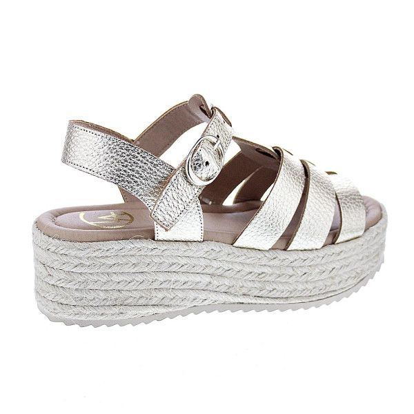 Sandalias Claudia zapatos Mujer modelo Vitoria Oro Hebilla