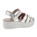 Sandalias Claudia zapatos Mujer modelo Vitoria Oro Hebilla
