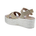 Sandalias Claudia zapatos Mujer modelo Rome Beige Hebilla