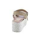 Sandalias Claudia zapatos Mujer modelo Rome Beige Hebilla