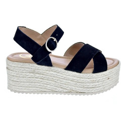 Sandalias Claudia zapatos Mujer modelo Rome Negro Hebilla