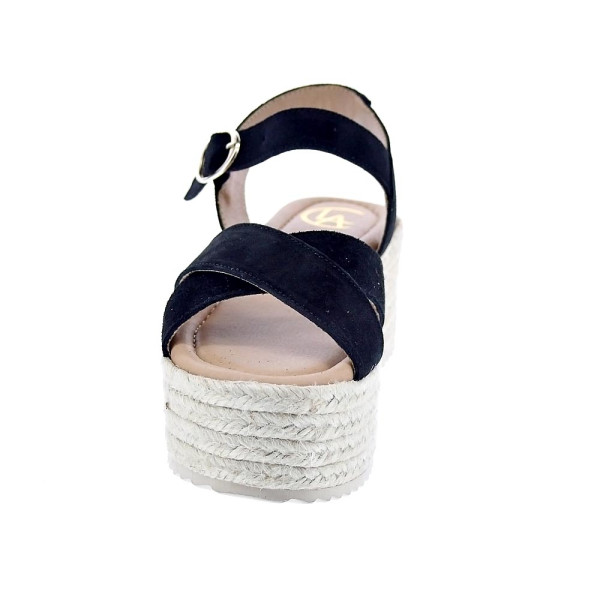 Sandalias Claudia zapatos Mujer modelo Rome Negro Hebilla
