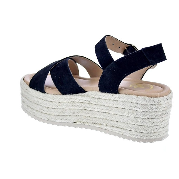 Sandalias Claudia zapatos Mujer modelo Rome Negro Hebilla