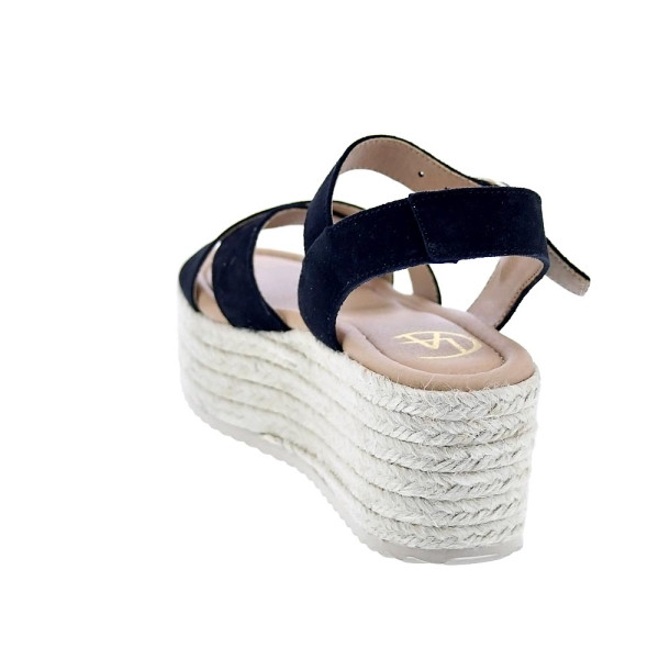 Sandalias Claudia zapatos Mujer modelo Rome Negro Hebilla