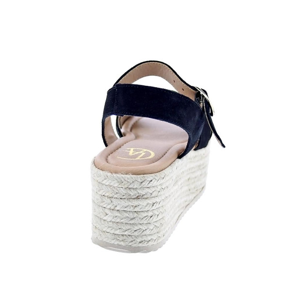 Sandalias Claudia zapatos Mujer modelo Rome Negro Hebilla