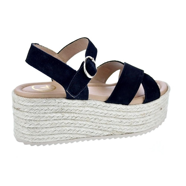 Sandalias Claudia zapatos Mujer modelo Rome Negro Hebilla