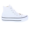 Zapatillas botas Converse zapatos Mujer modelo Chuck Taylor All Star Plataforma Blanco Cordón